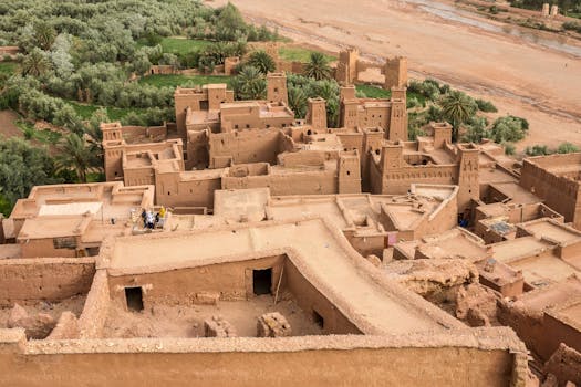 Hotels Surrounded by Desert Sandstone Towers