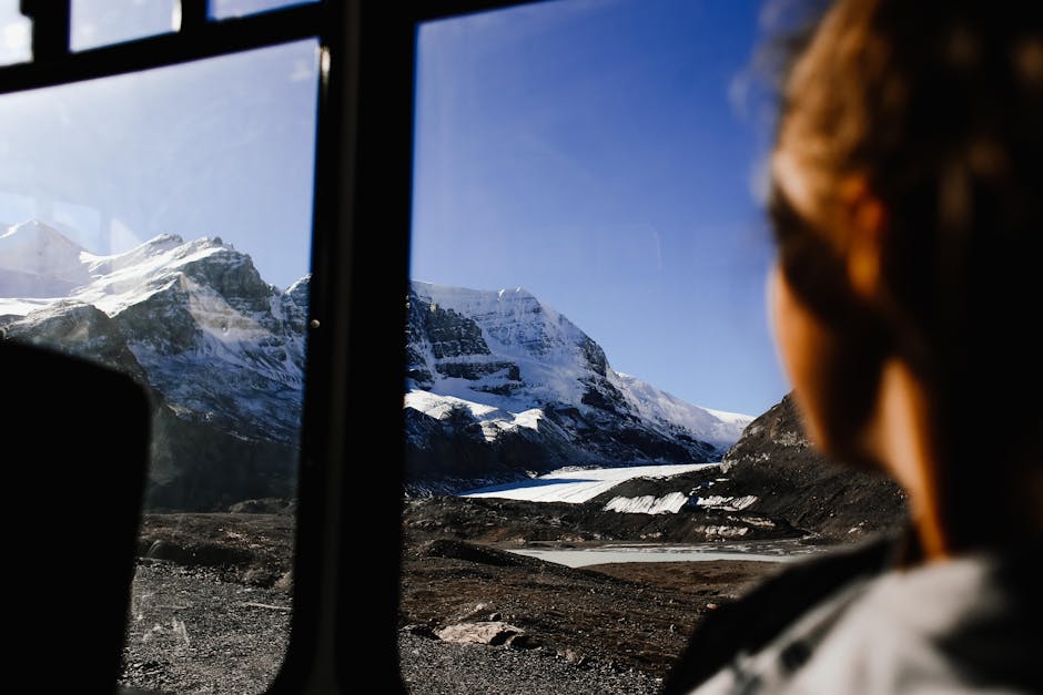 Villas With Glass Domes Overlooking Snow Peaks